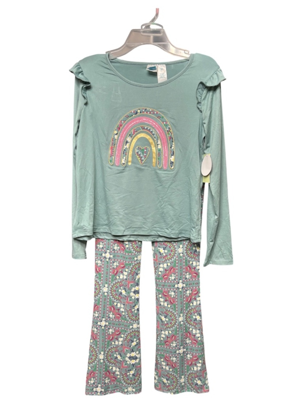 EXTREMELY ME 2 pc Rainbow Shirt with Leggings